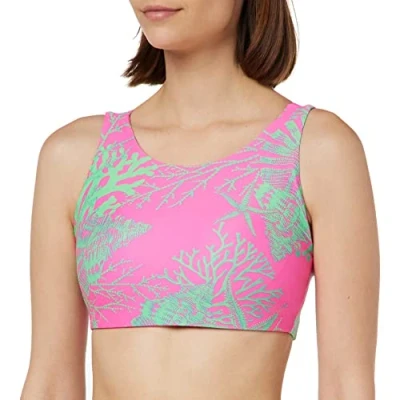 Abbildung von 4F Damen Bikini TOP F019 Oberteil, Multicolour Allover,