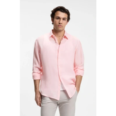 Abbildung von BOSS Relegant Hemd, Herren, Größe: XL, Light pastel pink