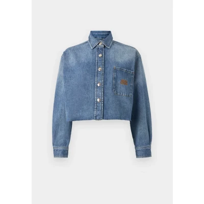 Abbildung von JOOP! Jeans Udela Hemdbluse, Damen, Größe: Large, Navy