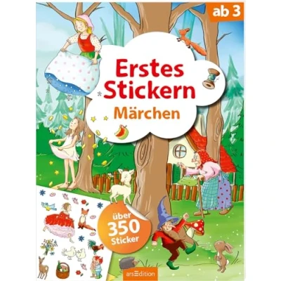 Abbildung von Erstes Stickern Märchen: Über 350 Sticker Stickerheft für Kindergarten Kinder ab 3 Jahren