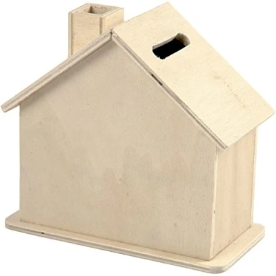 Abbildung von Spardose, 100263 Größe 10,1 x 10 5,4 cm, Sperrholz, 1 Stück