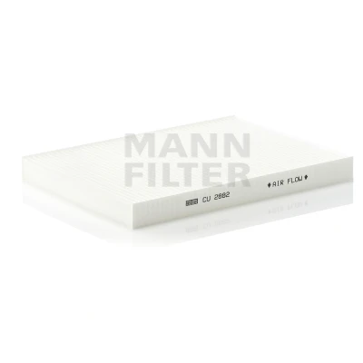 Abbildung von MANN FILTER CU 2882 Innenraumfilter Partikelfilter 280 206 25 VOLKSWAGEN: Passat B5 GP Saloon, Caddy 2 Kastenwagen, Polo III Classic, SEAT: Ibiza