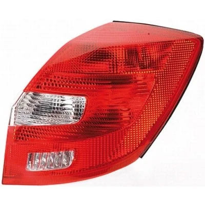 Abbildung von HELLA 9EL 354 258 041 Rückleuchte rechts P21W, PY21W, W5W ohne Glühlampen Lampenträger SKODA: Fabia 2