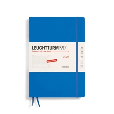 Abbildung von LEUCHTTURM1917 370585 Wochenplaner 2025, Composition B5 Hardcover 12 Monats Kalender, 80 g, liniert Sky