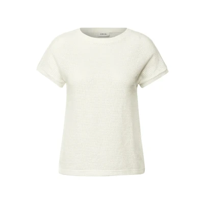 Abbildung von Cecil Tshirt basic, Damen, Größe: XS, Weiß