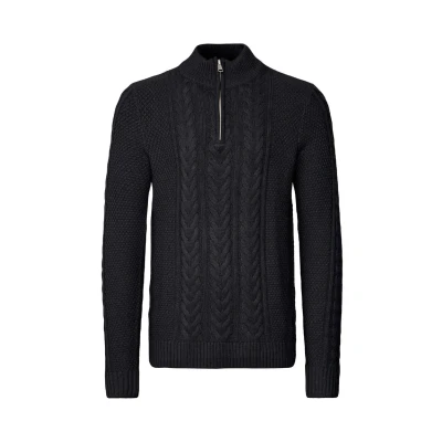 Abbildung von Blend Bhbasim Strickpullover, Herren, Größe: Large, Black