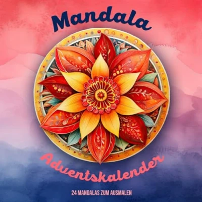Abbildung von Mandala Adventskalender: 24 schöne Mandalas zum ausmalen für Kinder und Erwachsene in der Adventszeit