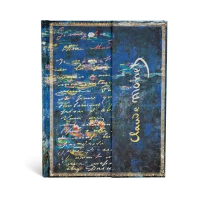 Abbildung von Paperblanks Faszinierende Handschriften Monet Seerosen, Briefe an Morisot Notizbuch Groß Unliniert, Ultra (230 x 180 mm)