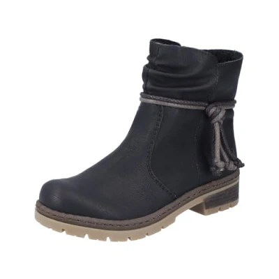Abbildung von Rieker Damen Y7463 Mode Stiefel, Schwarz / 00, 38 EU