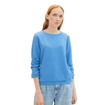 Abbildung von TOM Tailor Sweatshirt, Damen, Größe: 40, Blau