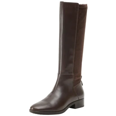 Abbildung von Geox D Felicity Knee High Boot, Coffee, 40 EU