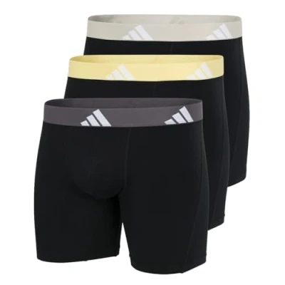 Abbildung von adidas Herren Boxer Brief (3PK) Active Flex Cotton Boxershorts, 904 Assorted, XXL (3er Pack)