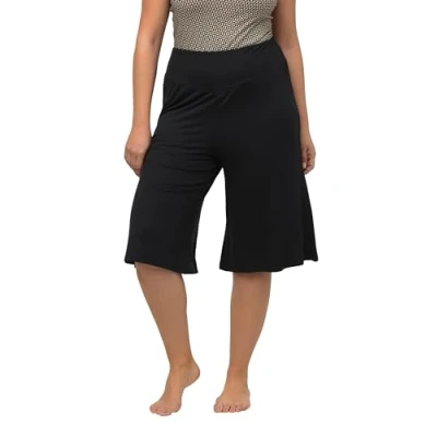 Abbildung von Ulla Popken Bermuda Shorts, Damen, Größe: 58/60, Black