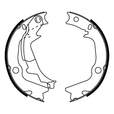 Abbildung von ABE C00526ABE Handbremsbeläge Hinterachse HYUNDAI: SANTA FE 2, Getz
