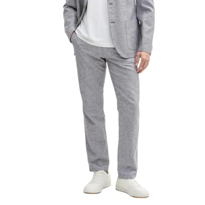 Abbildung von TOM Tailor Regular Stoffhose, Herren, Größe: 31x32, Tarmac grey chambray