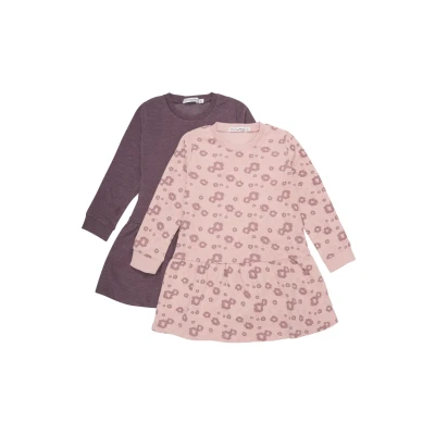 Abbildung von Minymo LS 2PACK Freizeitkleid für Kinder, Größe: 104, Misty rose