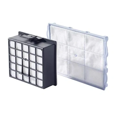 Abbildung von HEPA Filter + Motorfilter für Siemens VS06B2410, VS06B112A NEU von Microsafe®