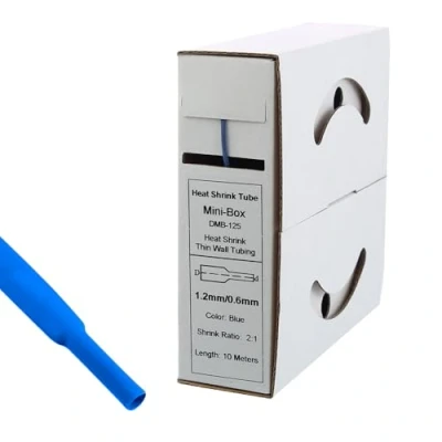 Abbildung von 10m Schrumpfschlauch 1,2mm&gt;0,6mm blau