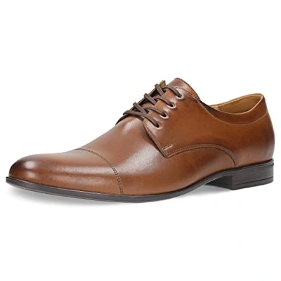 Abbildung von WOJAS Herren Lederschuhe Klassische Schnürschuhe Business Glattleder Spitzenschuhe Ganzjahresschuhe Braun, 9036 52, Gr. 43