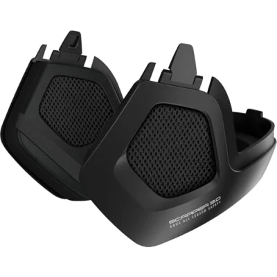 Abbildung von ABUS Scraper 3.0 WinterKit für den Fahrradhelm Ohrenschützer und Helmmütze gegen Kälte Wind Schwarz, Größe M