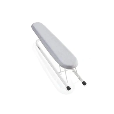 Abbildung von Leifheit Ärmelbrett zum idealen Bügeln von Hemden oder Blusenärmeln, zusammenklappbares und platzsparendes Ärmelbügelbrett dank integriertem Klappmechanismus, Fläche Bügelbrett 57 cm x 8,5