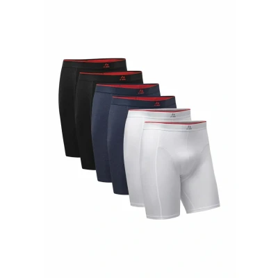 Abbildung von Danish Endurance Trunks 6PACK Panties, Herren, Größe: Large, Black navy white