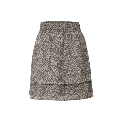 Abbildung von Street One Patterned Alinienrock, Damen, Größe: 32, Braun