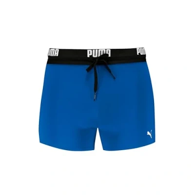 Abbildung von Puma SWIM MEN LOGO Trunk Badehose Pants, Herren, Größe: Large, Vivid blue