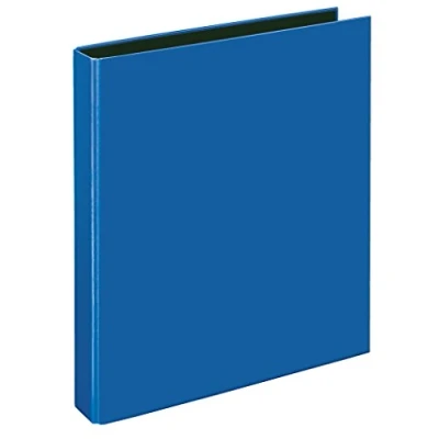 Abbildung von VELOFLEX 4143250 Ringbuch VELOCOLOR Classic, Ordner, Ringordner, 4 Ring Mechanik, DIN A4, Karton, blau, 1 Stück