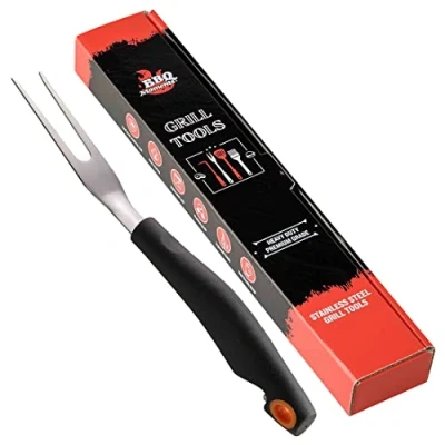 Abbildung von BBQ Moments Fleischgabel Edelstahl Bratengabel, Grillgabel für Fleisch, Fisch, Gemüse Tool
