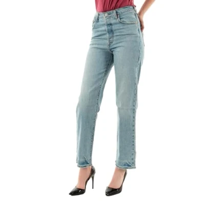 Abbildung von Levi&#039;s Ribcage Jeans Straight Leg, Damen, Größe: 25x31, Lets share