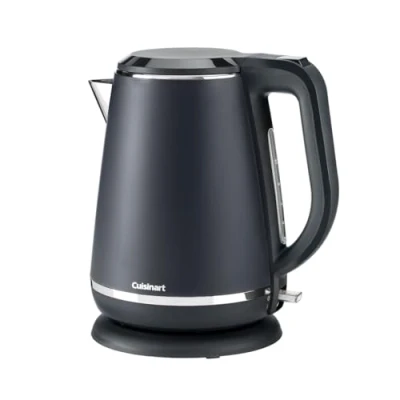 Abbildung von Cuisinart Wasserkocher Schneller kochender, kabelloser Wasserkocher, 3KW Grau, Edelstahl, mattes Finish 1,5L Fassungsvermögen Teil von koordinierten und Toaster Sets