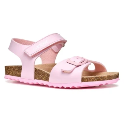 Abbildung von Geox Adriel GIRL Riemensandalette für Kinder, Größe: 33, Light pink Schuhe