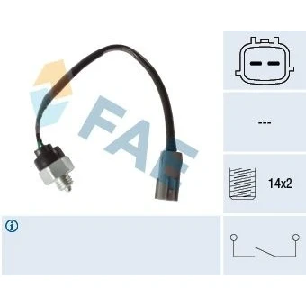 Abbildung von FAE 40988 Schalter, Rückfahrleuchte mit Kabel MAZDA: 3 Saloon, Hatchback