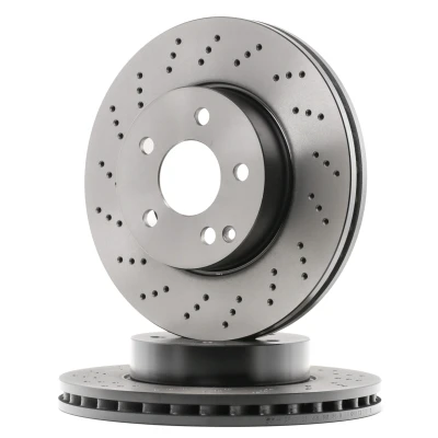 Abbildung von TRW DF4813S Bremsscheibe 295 28 5 112 Belüftet, gelocht/innenbel. lackiert MERCEDES BENZ: C Class T modell, Saloon, Coupe