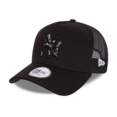 Abbildung von New Era York Yankees Cap Trucker Kappe Camouflage Infill Basecap MLB Baseball Schwarz One Size