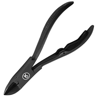 Abbildung von K Pro Nagelzange für starke &amp; dicke Fußnägel Fußnagelzange/Pediküre Zange (Schwarz)