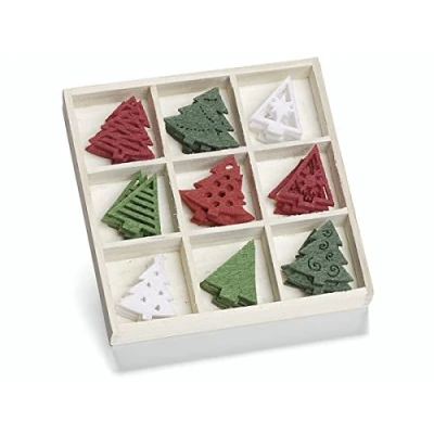 Abbildung von Knorr prandell 218001221 Filzornamentbox, Motiv: Weihnachtsbäume