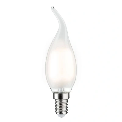 Abbildung von Paulmann 28688 LED Lampe Filament Kerze 4,8W Leuchtmittel dimmbar Satin 2700K Warmweiß E14