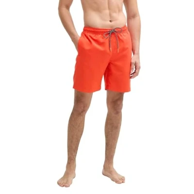 Abbildung von TOM Tailor Basic Badeshorts, Herren, Größe: Medium, red