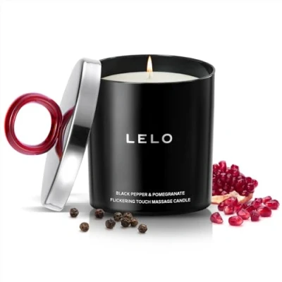 Abbildung von LELO Flickering Touch Flammende sinnliche Massagekerze Black Pepper &amp; Pomegranate Scent