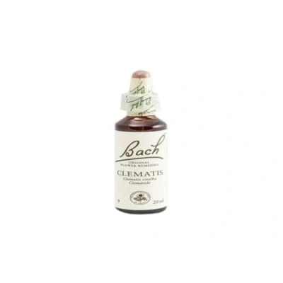 Abbildung von BACH FLORES DE CLEMATIS 20 ml Glasflasche mit Tropfer,