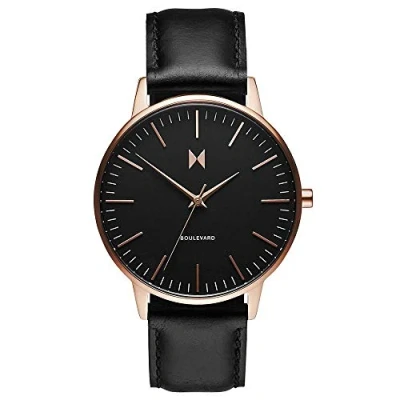 Abbildung von MVMT Analog Quarzuhr für Damen Kollektion Boulevard mit Edelstahl oder Lederarmband