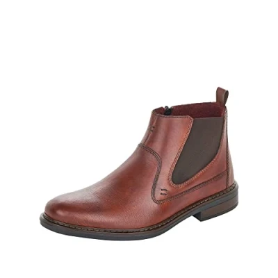 Abbildung von Rieker Stiefelette, Herren, Größe: 43, Kastanie moro Schuhe