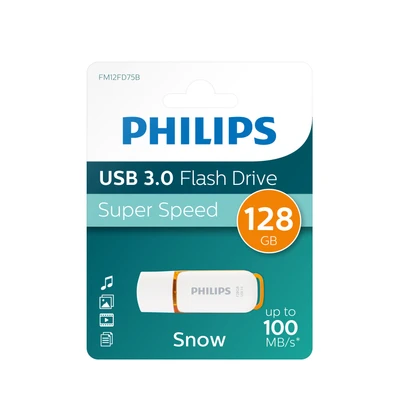 Abbildung von Philips USB Stick »USB 3.0 Snow Edition Sunrise Orange«, (USB Lesegeschwindigkeit 100 MB/s)