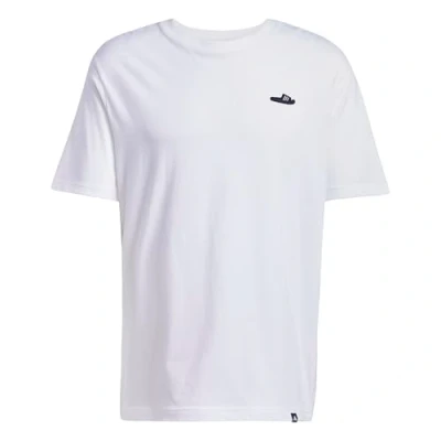 Abbildung von adidas Herren Lounge Slide Graphic T Shirt, White, L