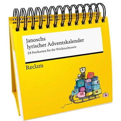 Abbildung von Janoschs lyrischer Adventskalender Dekorativer Postkarten zum Aufstellen von Janosch