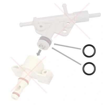 Abbildung von Dichtung Wartungssatz O Ringe kompatibel mit Philips Saeco Miele Bosch Gaggia Tchibo Unold Solis Spidem Satrap TurMix König Rotel zu Supportventil Auslaufstutzen Gleitstück Regulierventil (Set 16)
