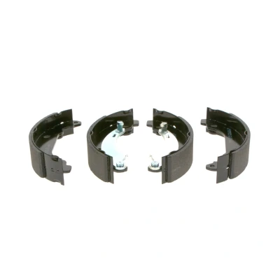 Abbildung von BOSCH 0 986 487 556 Bremsbacken 180 42 RENAULT: CLIO 2, 2 Kasten, DACIA: Logan I Saloon, Sandero