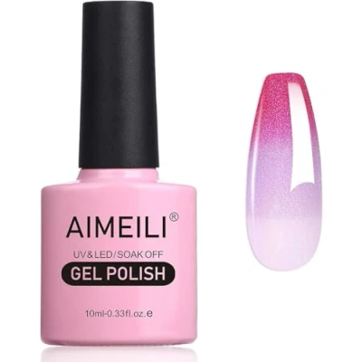 Abbildung von AIMEILI UV Nagellack Thermo, Temperatur Farbwechsel Soak Off Gel Chameleon Changing Color Nail Polish 10ml 002